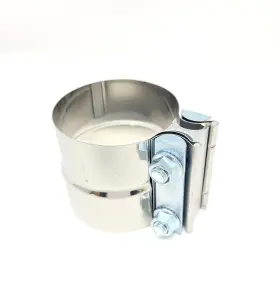 Msexec-0005l New Energy Auto 3 Inch Stainless Steel Lap Joint Band Exhaust Muffler Clamp Sleeve Coupler T-304