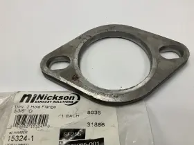 15324 Nickson Steel Exhaust Flange - Universal 2-hole 2-3/8 Inch Id