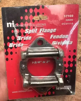17169 Nickson Split Exhaust Flange - 1-3/4 Inch To 2