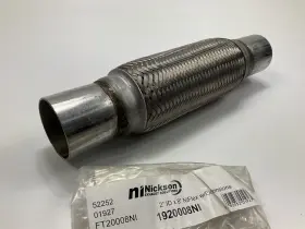 1920008ni Nickson Exhaust Flex Connector 2 Inch Id X 8 Niflex