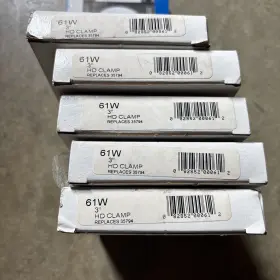 Nickson Industries 082852000612 3 Inch Heavy Duty Muffler Clamp Lot Of 5