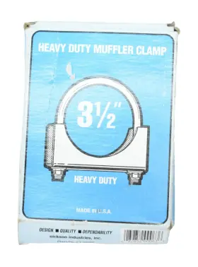 Nickson Industries 082852000636 Heavy Duty Muffler Clamps 3-1/2 Inch D 00063 3/8 Bolt Replacement Tool