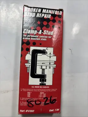 17352 Nickson Industries Manifold Stud Repair Clamp-a-stud 2 1/4- 3 3/4 Inch New