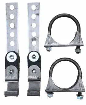 Tph21b-134 Nickson Industries 2 Universal Exhaust Tailpipe Hangers 360 Swivel 1.75 Inch Clamps
