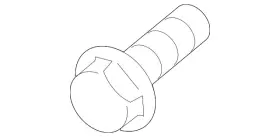 08156-6102f Nissan Genuine Exhaust Heat Shield Bolt