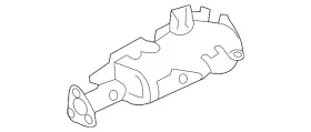 20074-ez41a Nissan Genuine Exhaust Clamp