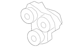 20650-2y200 Nissan Genuine Front Pipe Rubber Mount