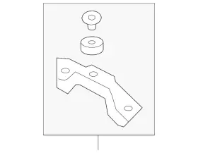 20711-jf00a Nissan Genuine Converter And Pipe Mount Bracket