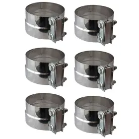 Northeastern Exhaust 730945632379 6 Pack 3.5 Inch Id/od Lap Joint Band Clamps