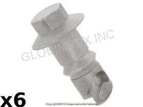 999-507-430-09 O.e.m. For Porsche 1995-2004 Exhaust Hanger Pin Bolt 6 X 12 Mm Pcs O.e.m