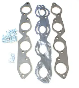 H7887 Patriot Exhaust Bbc Header Flange Kit Fits With Round Port