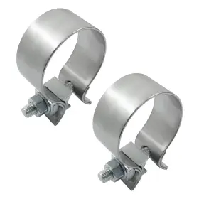 Phituoda Tuor241026-3 2.25 Inch Exhaust Clamp 2 1/4 Silver