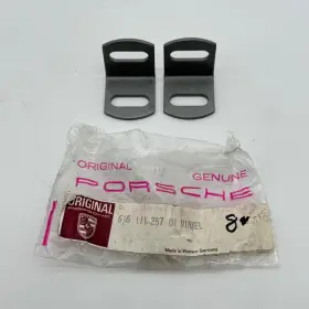 616-111-257-01 Porsche 61611125701 2 Nos 356 911 912 Exhaust Bracket Muffler