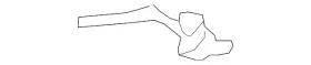 Porsche 955-111-227-10 Genuine Rear Bracket