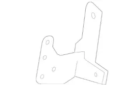 958-111-161-10 Porsche New Oem Pipe Front Support Bracket For 2011-2018 Cayenne