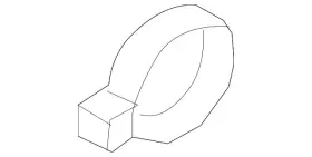 997-111-336-90 Porsche Genuine 2007-2019 911 - Front Muffler Clamp