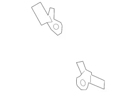 9a7-130-407-30 Porsche Genuine Converter Bracket