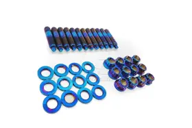 01012084.gte.12.pbl Powerhouse Racing Phr Titanium Studs And Nuts Kit 12 Point For Turbo Manifold Supra Mk4 2jz-gte