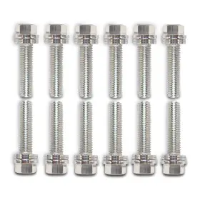 66754 Proform For Wedge-locking Header Bolts Hex Head M8 X .984in Chevy Ls Nickel Plt