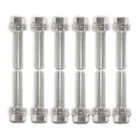 66755 Proform For Wedge-locking Header Bolts Hex Head M8 X 1.181in Chevy Ls Nickel Plt