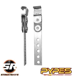 Hvh10s Pypes Performance Exhaust Stainless Steel Universal Muffler Hanger - 10 Inch Each