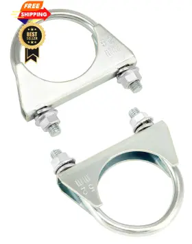 Wd30678 Qwork U-bolt Muffler Tip Exhaust Hook 2 Pack Inch Od Universal