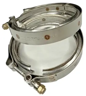 10028-6 R.g. Ray 100286 Lot Of 2 V Band Stainless Steel Clamp Peterbilt 4.75 Inch