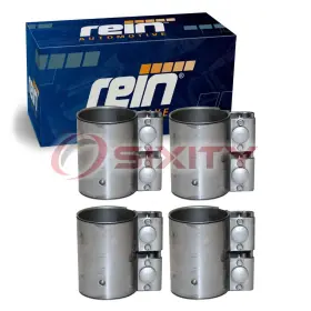 Sx-423n Rein 4 Pc Exhaust Muffler Clamps For 2011-2016 Volkswagen Touareg 3.0l V6 Xx