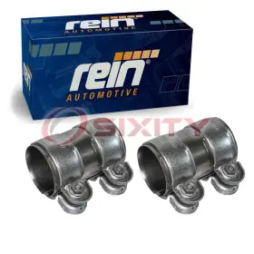 Sx-6ehb Rein 2 Pc Rear Exhaust Muffler Clamps For 2013 Audi A4 Allroad 2.0l L4 Kk