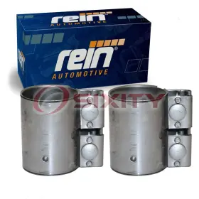 Sx-d9sk Rein 2 Pc Exhaust Muffler Clamps For 2015-2018 Audi Q3 Quattro 2.0l L4 Us
