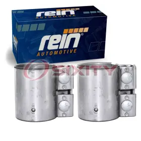 Sx-dfn8 Rein 2 Pc Exhaust Muffler Clamps For 2023 Audi Q7 3.0l V6 Hardware Hn