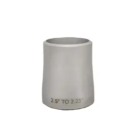 Eb250r225-3mmss304 Rev9 Stainless Steel Concentric Reducer - 2.50 Inch To 2.25 Universal For Car Truck