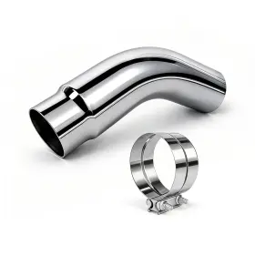 Ex-005 Rilmaton Ex-005/6 Exhaust Tip Universal 5 To 6 Inch Elbow Pipe 5ftft Inlet 6ftft Outlet