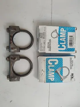 510134-c175 Rol Exhaust Muffler Clamps 1 3/4 Made In Usa Lot Of 2