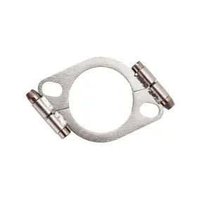 Rwraps 635393381469 3.0 Inch Split Flange Repair Kit Iron Galvanized Exhaust Silver