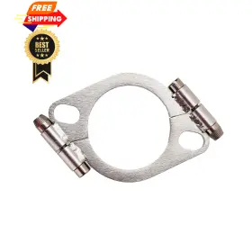 Rwraps 635393381506 2 Pack 2.0 Inch Split Flange Repair Kit Iron Galvanized Bolt
