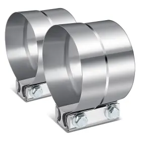 Tp-1006 Sauto 2pcs 4 Inch Lap Joint Exhaust Band Clamp Preformed Brand 4inch