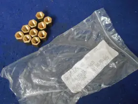 Bn4-bj8 Sc Parts Group 19235 New Brass Manifold Nuts 10 Austin Healey Sc3679