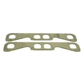 41811014 Schoenfeld Header Flange Plates Small Block Fits Chevy Brodix Spread Port 1-3/4 Inch