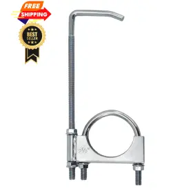 Scottchen Pro Ls-01 2.5 Inch Universal Exhaust Clamp With Hanger -1pc Silver