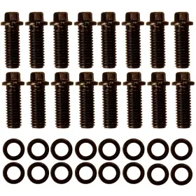 Seaeagles 1001110 16piece Chrome Moly Steel Header Bolts Set With Black Oxide Finish