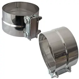 Sybj5inkk Shineyoo 2pcs 5 Inch Exhaust 5in Lap Joint Clamps