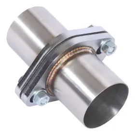 Slfla-004 Simnliras Exhaust Flange Repair Pipe Kit 45mm/1.75 1.8 Inch 2 Bolt Silver