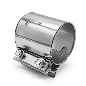 Cpsc-3in-1 Skymiro 3 Exhaust Clamp Butt Joint Sleeve Coupler For Od Pipe 1pcs