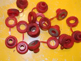 F2018 Snapper 10 Hi-temp Red Exhaust Grommet With Washer Anti-vibration Insulators