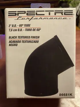 86681k Spectre 3 Inch Elbow 60 Degree Universal Intake Tube