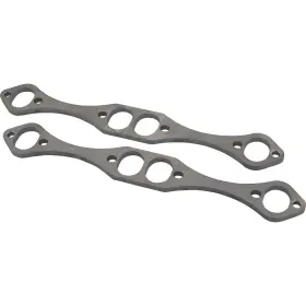41811010 Speedway Motors Oval Port Header Flanges 3/8 Inch Thick Fits Chevy Small Block