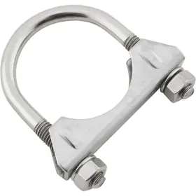 91013001-2.50-raw Speedway Motors Raw Stainless Steel Muffler/exhaust Clamp 2.50 Inch