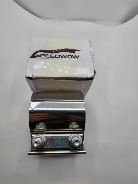 G9492-kt01424s2.5-amz4 Speedwow 2.5 Inch Narrow Band Muffler Clamp Stainless Steel