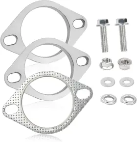 7420-g Ssnnuu 2.25 Inch Exhaust Flange Repair Kit 2-bolt Stainless Steel With Gasket